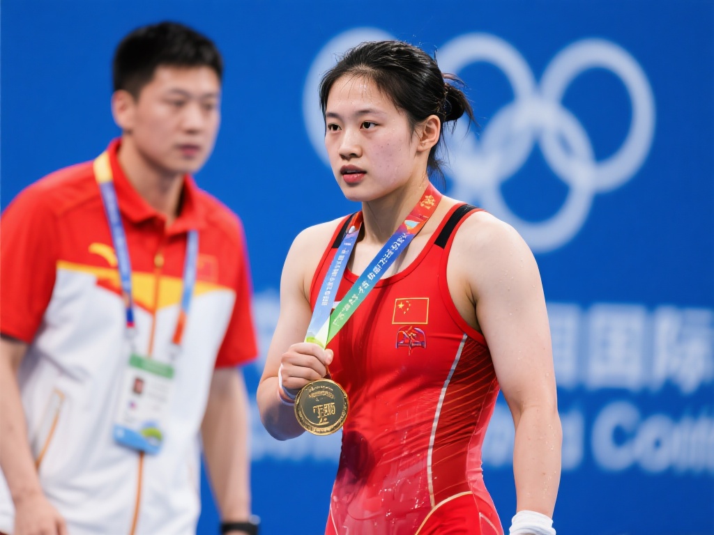 陈佳力压群雄女子3米板称霸首次加冕世界冠军 她的教练曾在采访中表示:“陈佳是一位极其